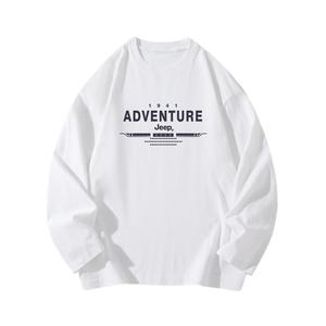 Футболка для школьников с круглым вырезом Jeep, белый