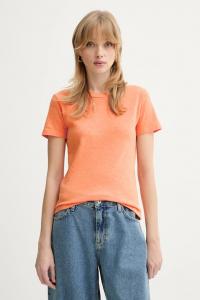 Хлопковая футболка American Vintage, оранжевый