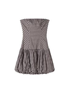 Платье Bershka, цвет Brown/Auburn/Light brown