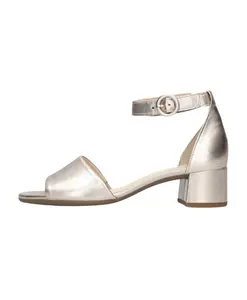 Золотые кожаные сандалии Comfort из коллекции Gabor, желтый