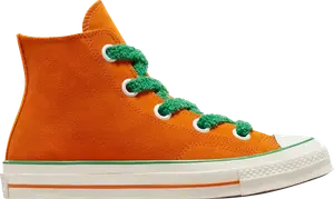 Кроссовки Willy Wonka x Chuck 70 High 'Oompa Loompa', оранжевый