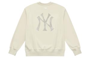 Толстовка unisex New York Yankees FW25 из коллекции MONOGRAM MLB, темный кремовый