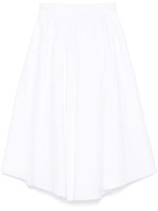 Dorothee Schumacher поплиновая юбка миди, белый