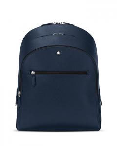 Средний кожаный рюкзак Sartorial Montblanc, синий