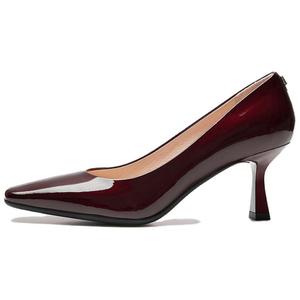 Женские туфли на тонком каблуке и высоком каблуке LE SAUNDA, Burgundy Bop