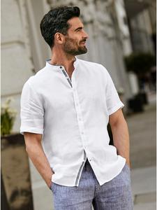 Рубашка с короткими рукавами белого цвета WITT WEIDEN