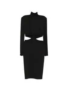 Платье миди на молнии Mitiliane Couture, черный