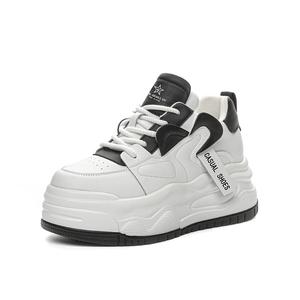 Chibang Звездная коллекция дышащие низкие скейтерские кроссовки женские - черные, цвет Black