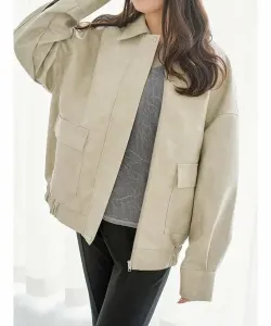 Тренч из искусственной кожи Ludic Park, цвет Gray