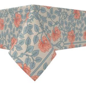 Прямоугольная скатерть, 100 % хлопок, 60x84 дюйма, цветочный 77