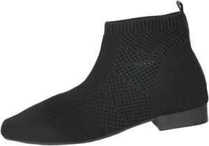 Женские модные вязаные сапоги - мягкие и комфортные, с низким каблуком. Fusecottc, Khaki