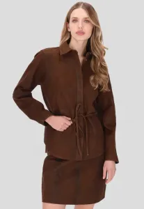 Блузка на пуговицах Dreimaster, Dark Brown