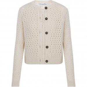 DIOR Трикотажный свитер FW24 женский бежевый