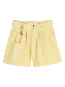 Шорты со складками Chloe Kids, желтый