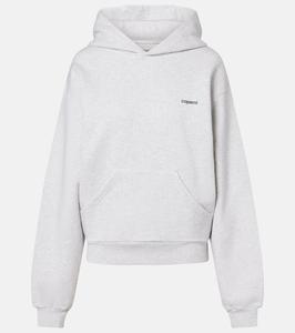 Логотип худи из хлопкового джерси Coperni, Grey-Black Print