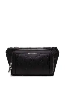 Поясная сумка K/Loom KARL LAGERFELD, черный
