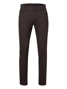 Зауженные брюки-чинос PIERRE CARDIN, коричневый