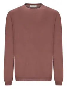 Трикотажный джемпер с круглым вырезом Goes Botanical, коричневый