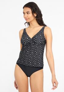 Купальник LASCANA Swimsuit, Black/Cream/Black