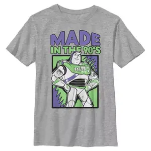 / Футболка с рисунком Базза Лайтера 4 от Pixar, созданная в 90-х, для мальчиков 8-20 лет Disney, серый