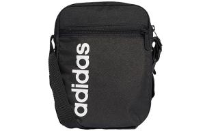 Adidas Полиэстеровая наплечная сумка унисекс черная, Black