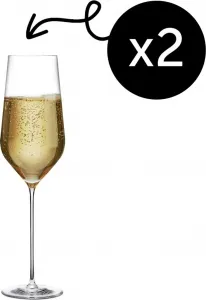 Бокал для шампанского NUDE Stem Zero Trio - 285 мл, набор из 2 шт. Pasabahce