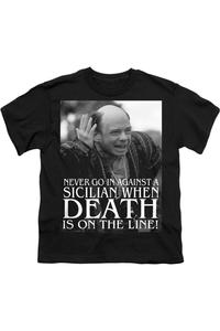 Футболка с коротким рукавом "Принцесса-невеста" в сицилийском стиле для детей Gildan, черный