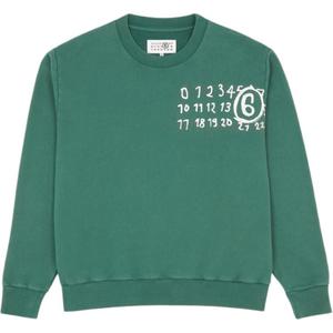 Футболка FW24 женская зеленая MM6 Maison Margiela