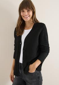Кардиган Cecil Cardigan, Schwarz/Mottled Black