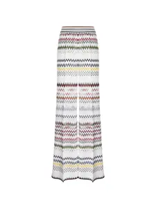 Брюки с зигзагообразным узором Missoni, белый