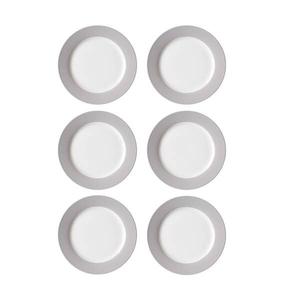 Набор обеденных тарелок doppio, 6 шт. Ritzenhoff, серый