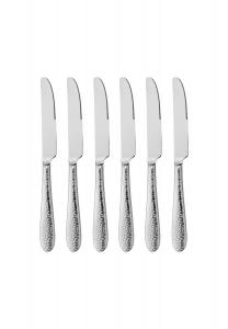 Нож десертный Gent, 6 шт, нержавеющая сталь Gent Gräwe, серебро