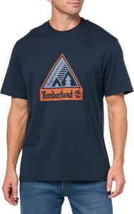 Timberland мужская футболка с принтом Outdoor Inspired Front, Dark Sapphire