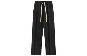 Tonykrz Повседневные брюки унисекс, Черная утолщенная флисовая подкладка