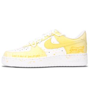 Air Force 1 Air Force 1, изысканные износостойкие низкие кроссовки для скейтбординга унисекс, желтые Nike, Yellow
