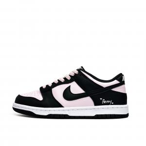 Nike Кроссовки для скейтбординга Dunk Cherry Blossom White Peach, устойчивые к истиранию, унисекс, черные, розовые