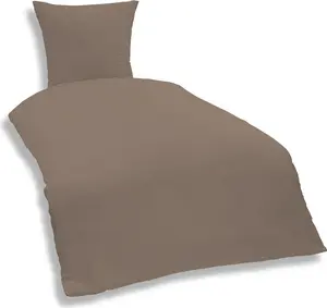 Комплект постельного белья из 2 предметов, 135 х 200 см, цвет нуга, микрофибра One-Home