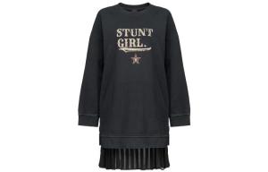 PINKO Женское платье с длинными рукавами темно-синего цвета