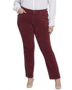 NYDJ Plus Marilyn Клюквенный пирог Прямые джинсы, красный