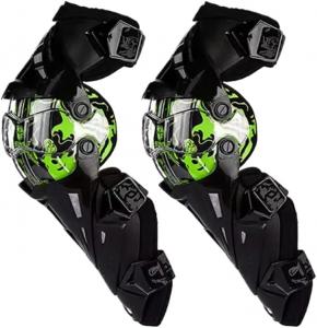 Наколенники для мотоцикла и mtb motocross, регулируемые, защитные, для мужчин и женщин, k12-green RHkxjPjyF
