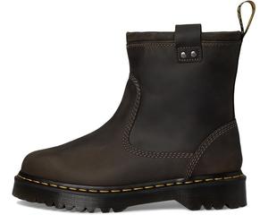 Ботинки мужские Dr. Martens Anistone Lo R31880057 из угольно-серой кожи RHS5540 Dr. Martens, серый