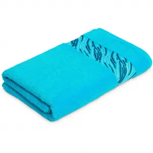 Полотенце для купания Möve Frottana Shadow с бордюром из коры Möve For Frottana, бирюзовый