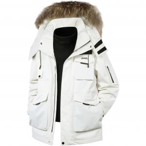 Пуховик Unisex Moderate Jeep, экрю (no lining)