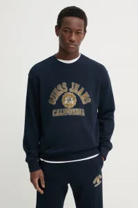 Хлопковая толстовка Guess Jeans, темно-синий