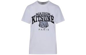 Футболка Campus Fox Crewneck от Maison Kitsuné Maison Kitsune, белый