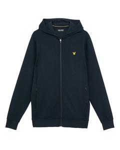 Толстовка с капюшоном на молнии Lyle & Scott, темно-синий