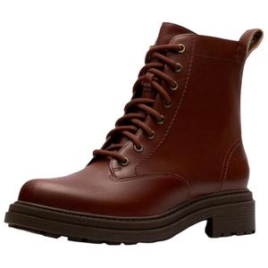 Clarks Женские короткие ботинки Martin Orinoco3 Style высотой 4 см коричневые