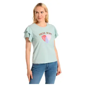 Футболка с коротким рукавом Lois Jeans 10930, зеленый