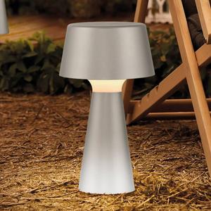 Светодиодная настольная лампа JUST LIGHT Abera, поликарбонат - 1-пламенный - серебристый