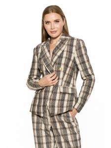 Классический блейзер ALEXIA ADMOR, цвет brown plaid